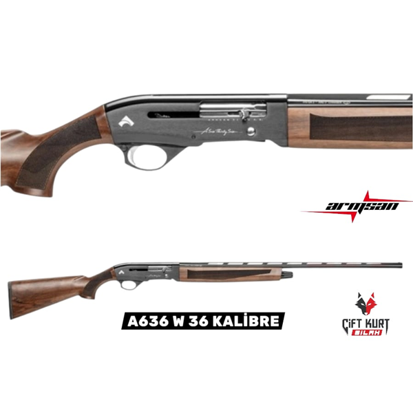 ARMSAN A636 W 36 KALİBRE OTOMATİK YİVSİZ AV TÜFEĞİ